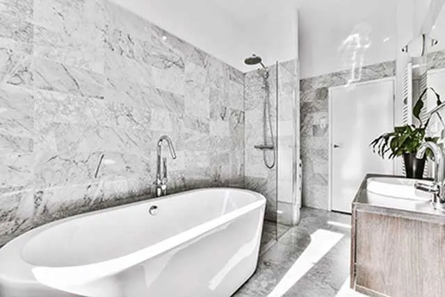 Fancy Bathroom Remodeling Project for a suit in Acton, MA