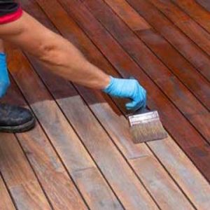 Deck Staining Service in Acton